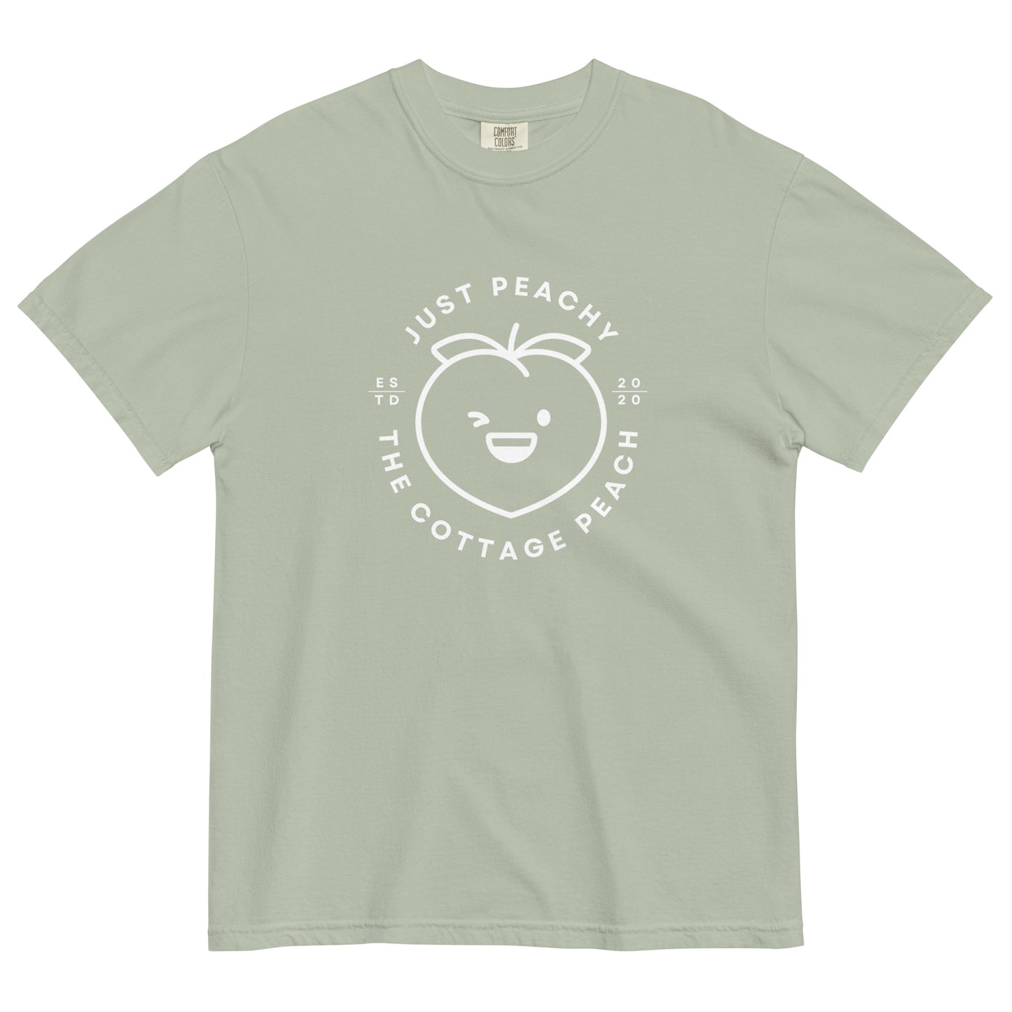 The Cottage Peach Unisex garment-dyed heavyweight t-shirt