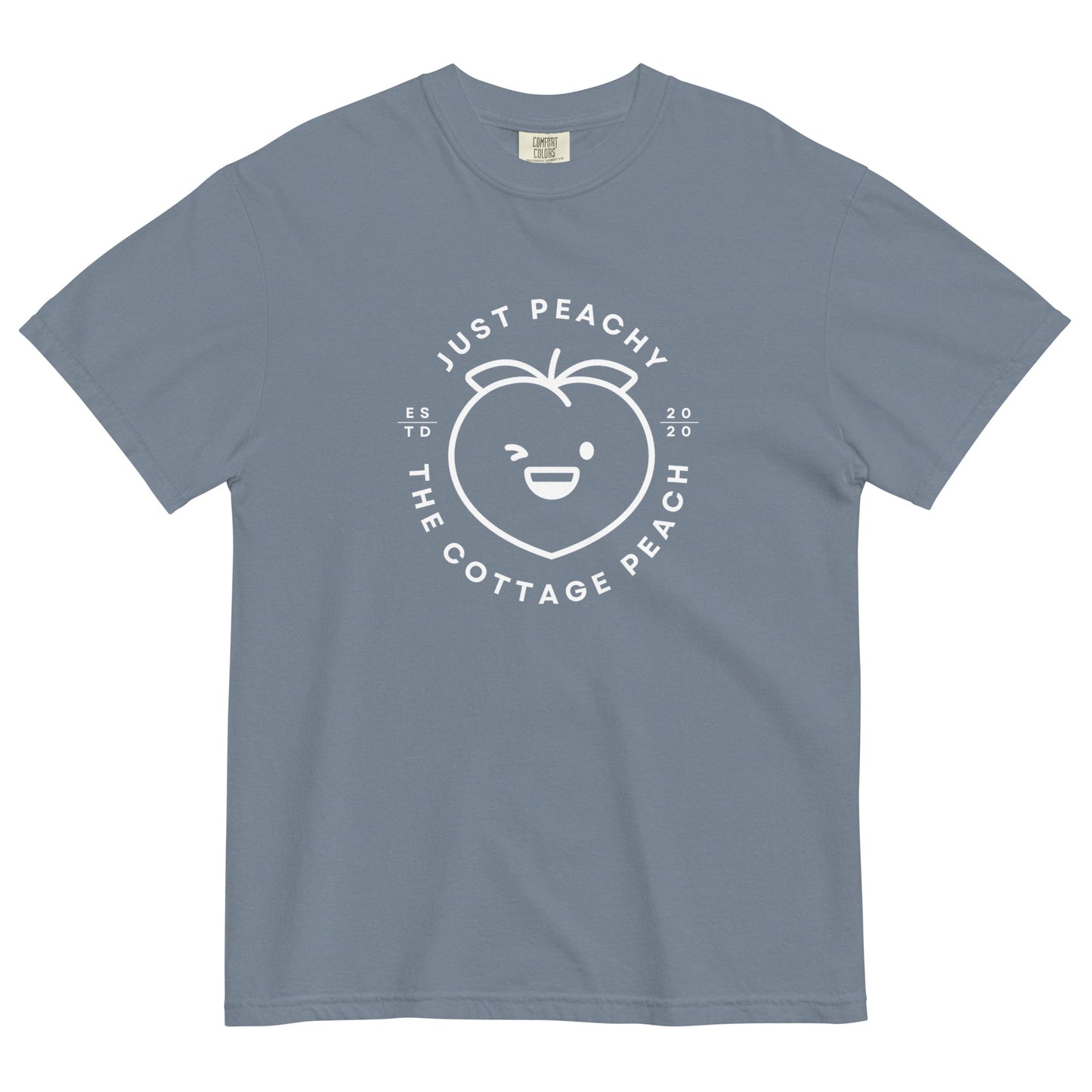 The Cottage Peach Unisex garment-dyed heavyweight t-shirt