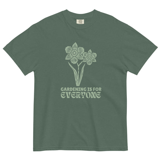 Gardening Is For Everyone Unisex garment-dyed heavyweight t-shirt