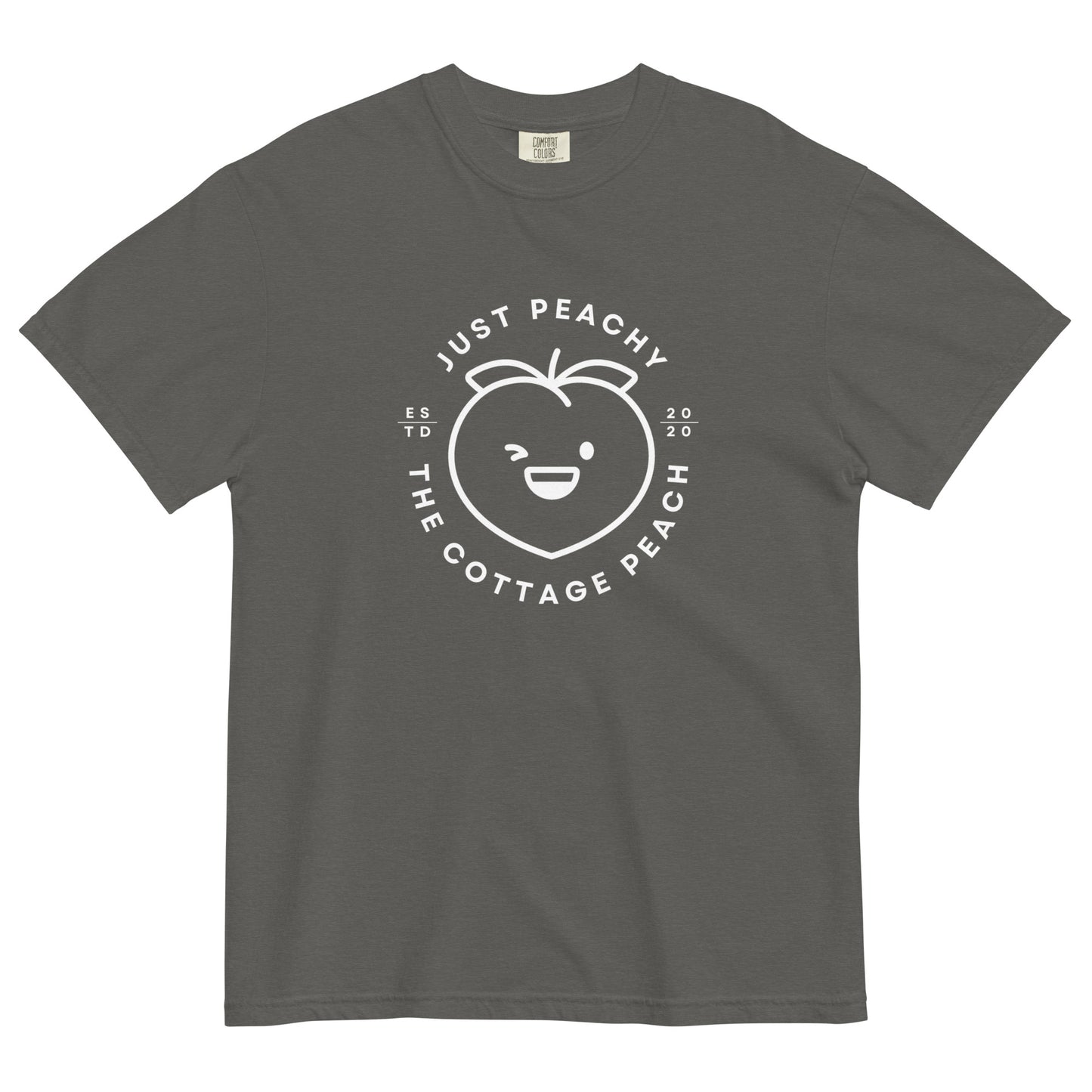 The Cottage Peach Unisex garment-dyed heavyweight t-shirt